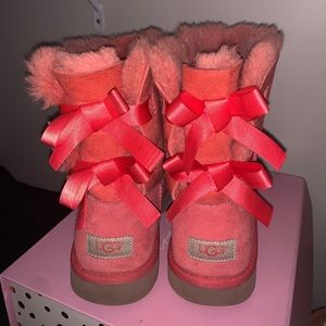 Coral Pink UGG Bailey Bow